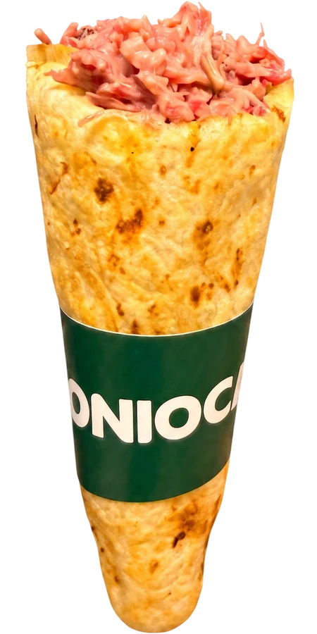 Cone Carne Seca com Requeijão