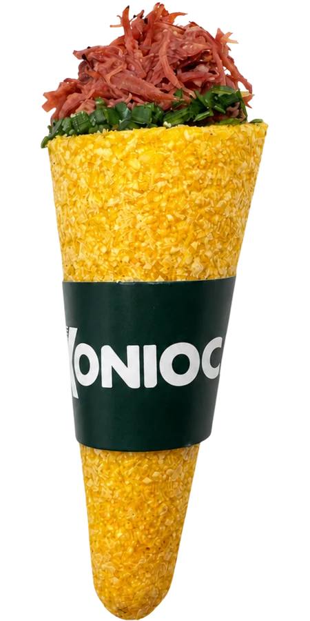 Cone Carne Seca Cremosa